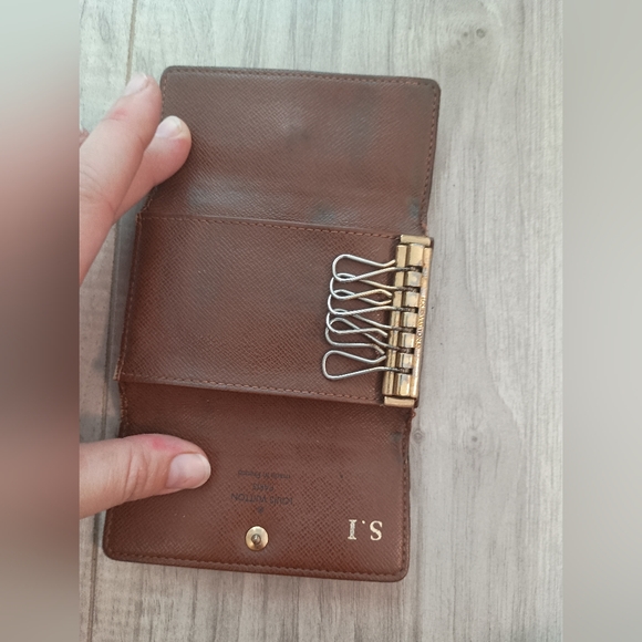 LOUIS VUITTON key holder monogram  canvas Authentic - Picture 6 of 9